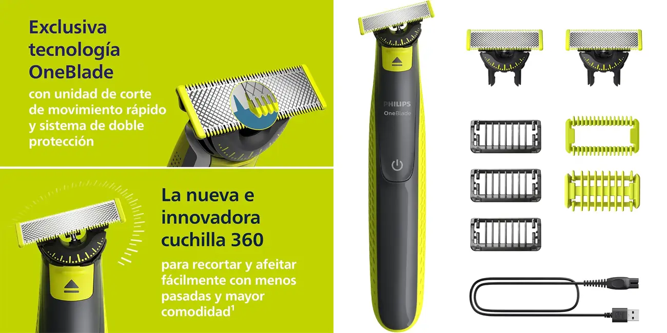 Esta recortadora Philips todo en uno te permite perfilar barba y cuerpo fácilmente, ¡y por menos de 35€!