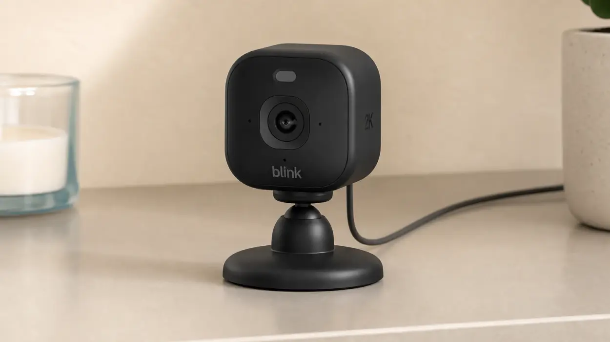 Cámara Mini 2K+ Blink de última generación con enchufe, resolución 2K y visión nocturna en color por sólo 19,99€ (-56%)