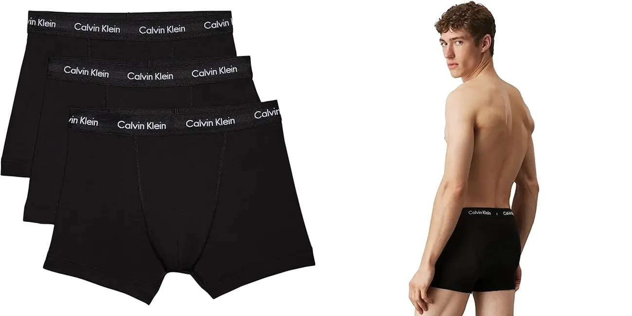 Chollo Pack x3 bóxers Calvin Klein Trunk desde solo 23,51€ (48% de descuento)