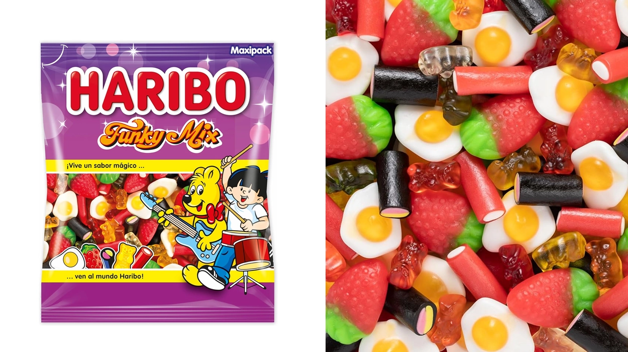 Chollo Mix de caramelos de goma Haribo Funky Mix de 1kg por sólo 5,90€ (45% de descuento)