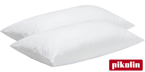 Chollo Pack x2 Fundas de almohada Tencel impermeables de Pikolin Home 40×90 cm por sólo 12,99€ (-38%)