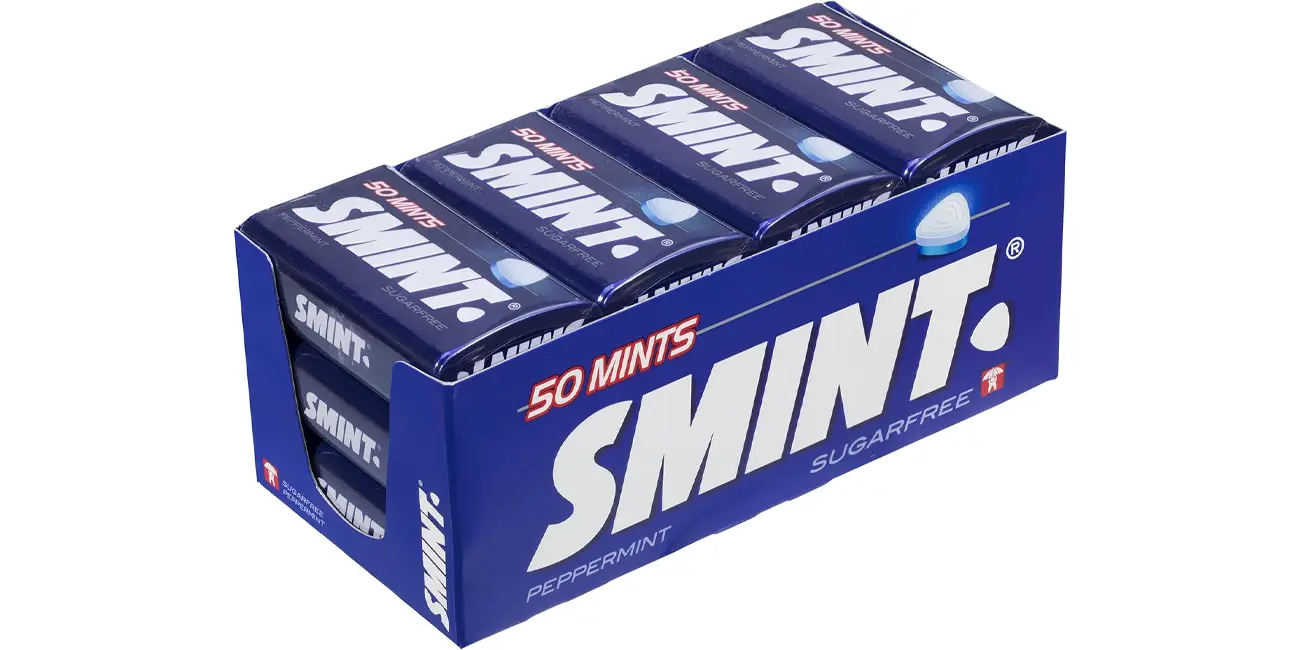 Chollo Pack x12 cajas de Smint para un frescor intenso en cualquier lugar por 19,40€ (-35%) ¡Sólo 1,42€ cada lata!