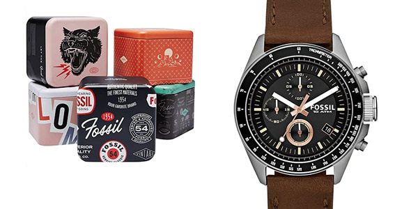 Chollo Reloj de pulsera analógico Fossil Decker para hombre por sólo 74,29€ con envío gratis (-50%)