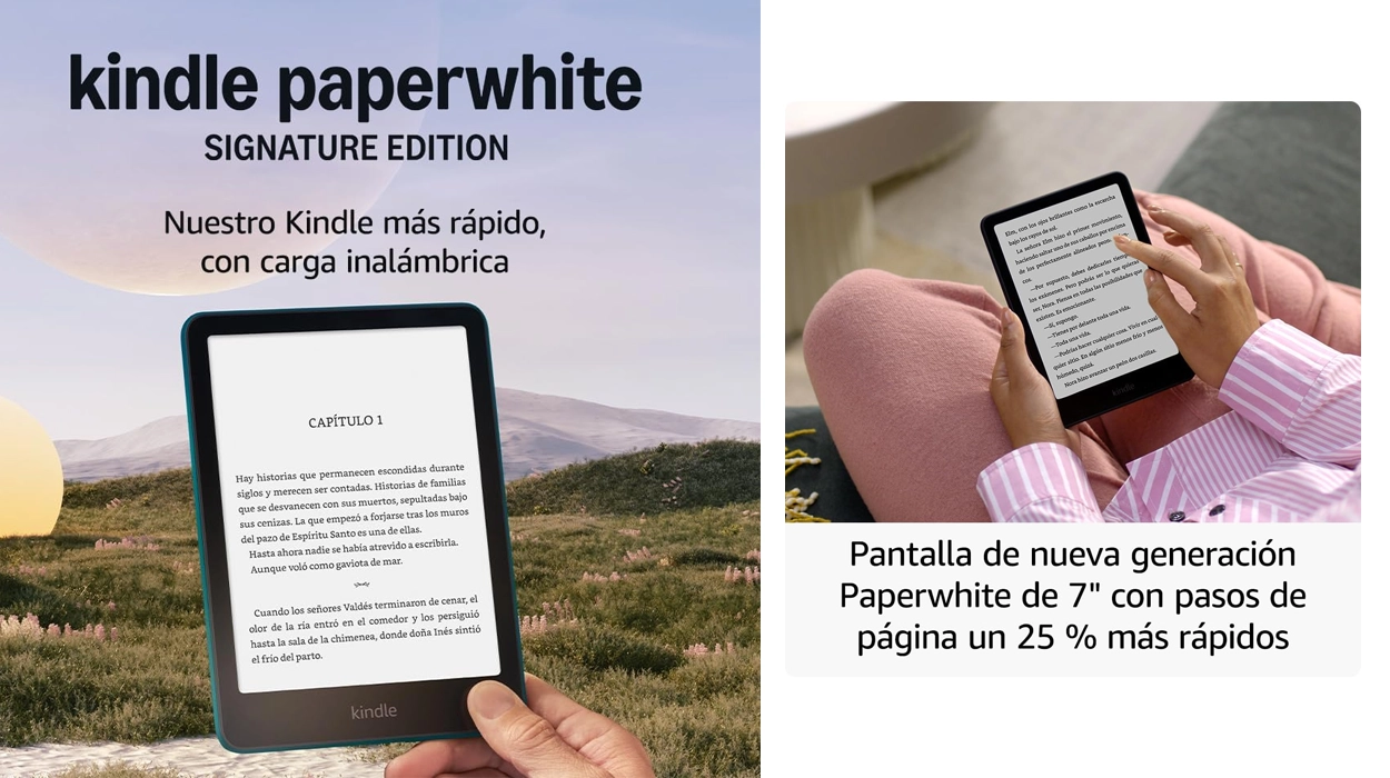 Chollo Kindle Paperwhite Signature Edition de 32 GB con pantalla de 7″ por solo 144,99€ con envío gratis (-28%)