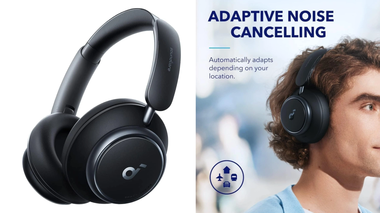 Adiós al ruido: Auriculares Soundcore Space Q45 con cancelación adaptativa y 50 h de autonomía por sólo 65,99€ (56% de descuento)