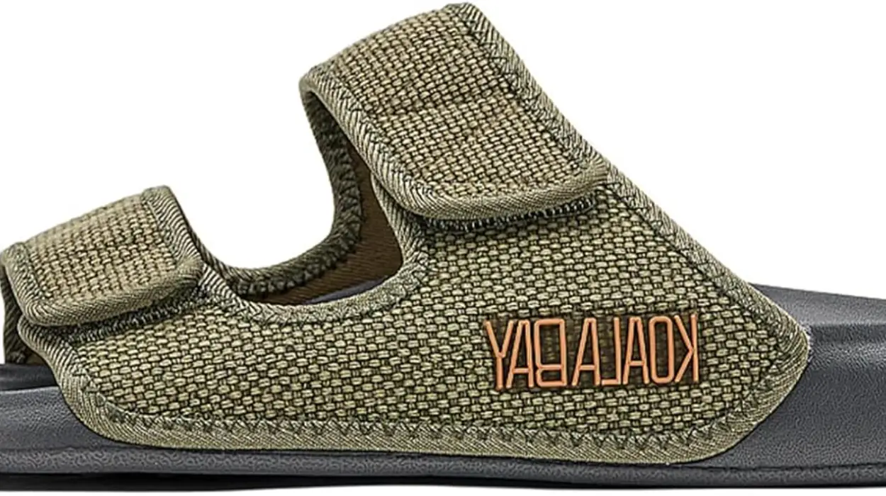 Sandalias Koala Bay tipo pala en verde agro con velcro ajustable por sólo 14,99€ (-25%)
