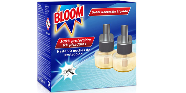 Chollo Pack x2 Recambios antimosquitos Bloom Líquido por sólo 5,53€ (42% de descuento)