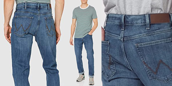Chollo Vaqueros Wrangler Authentic Regular para hombre por sólo 31,91€ con envío gratis (36% de descuento)