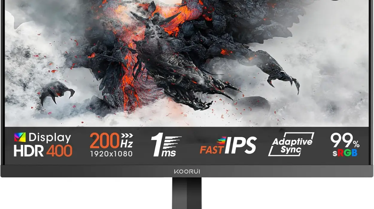 Monitor gaming KOORUI G2511P de 24.5″ FHD con 200 Hz y 1 ms de respuesta por sólo 69,99€ con envío gratis (-36%)