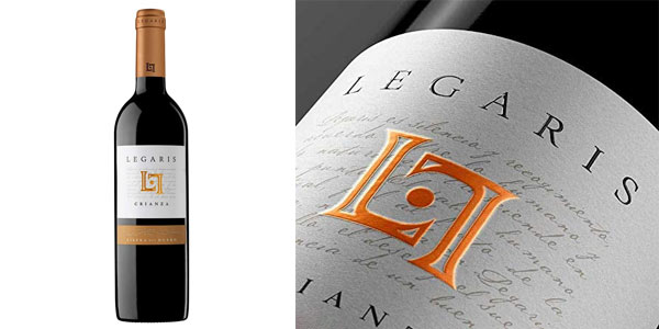 Chollo Vino tinto Legaris Crianza DO Ribera del Duero Tempranillo 75 cl por sólo 6,78€ (62% de descuento)