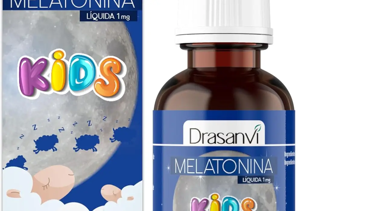 Melatonina líquida Drasanvi Kids de 1 mg para mejorar el sueño infantil por sólo 7,89€ (-23%)