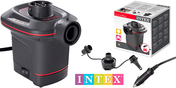Chollo Hinchador eléctrico Intex Quick-Fill con boquillas por sólo 9,95€ (-33%)