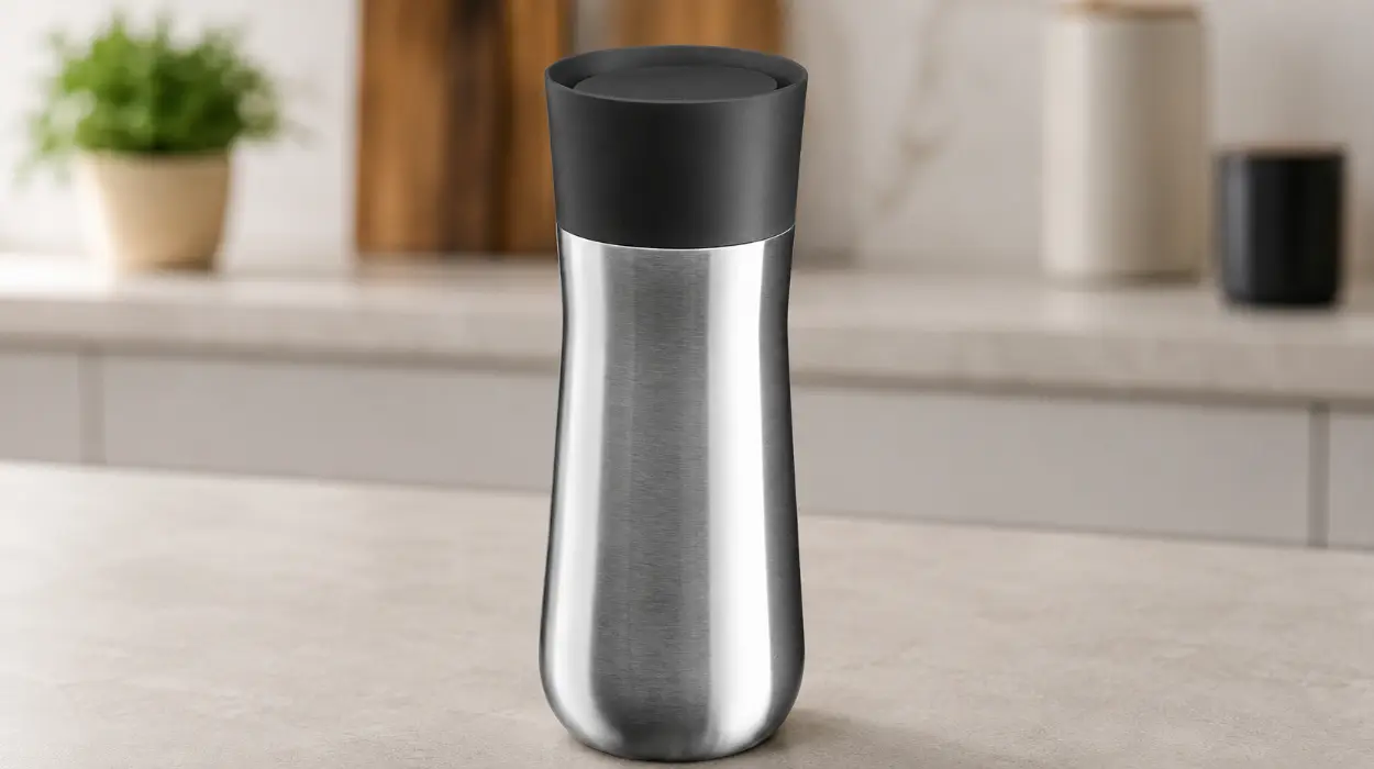 Taza térmica WMF Impulse con cierre automático y apertura de 360° por sólo 13,49€ (-47%)