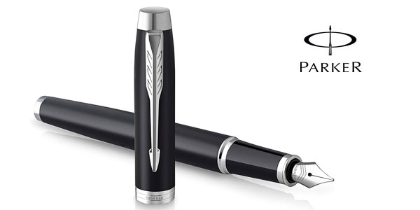 Chollo Pluma estilográfica Parker IM con plumín fino y recambio de tinta azul por sólo 26,30€ (-42%)