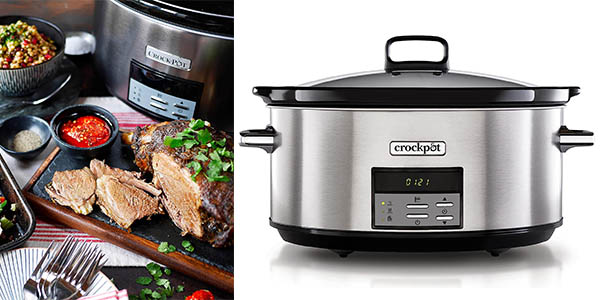 Chollo Olla de cocción lenta Crock-Pot CSC063 de 7,5 litros por sólo 49,10€ con envío gratis (-60%)