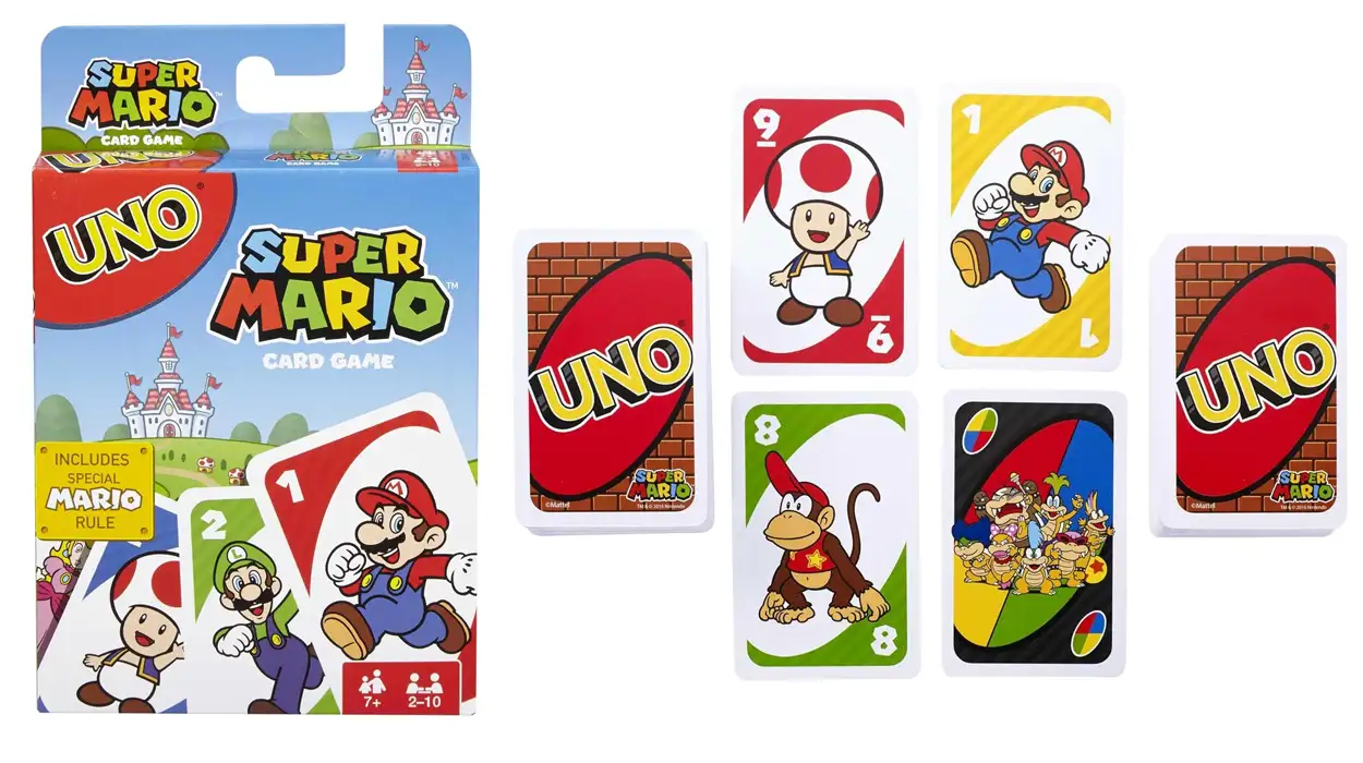 Chollo UNO Super Mario por sólo 8,24€ (-31%)