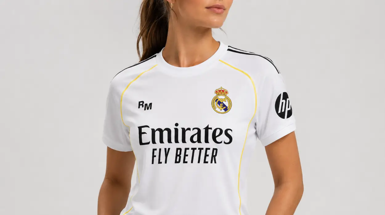 Camiseta de fútbol oficial de fans del Real Madrid para la temporada 2025/2026 por sólo 26,50€ (-24%)