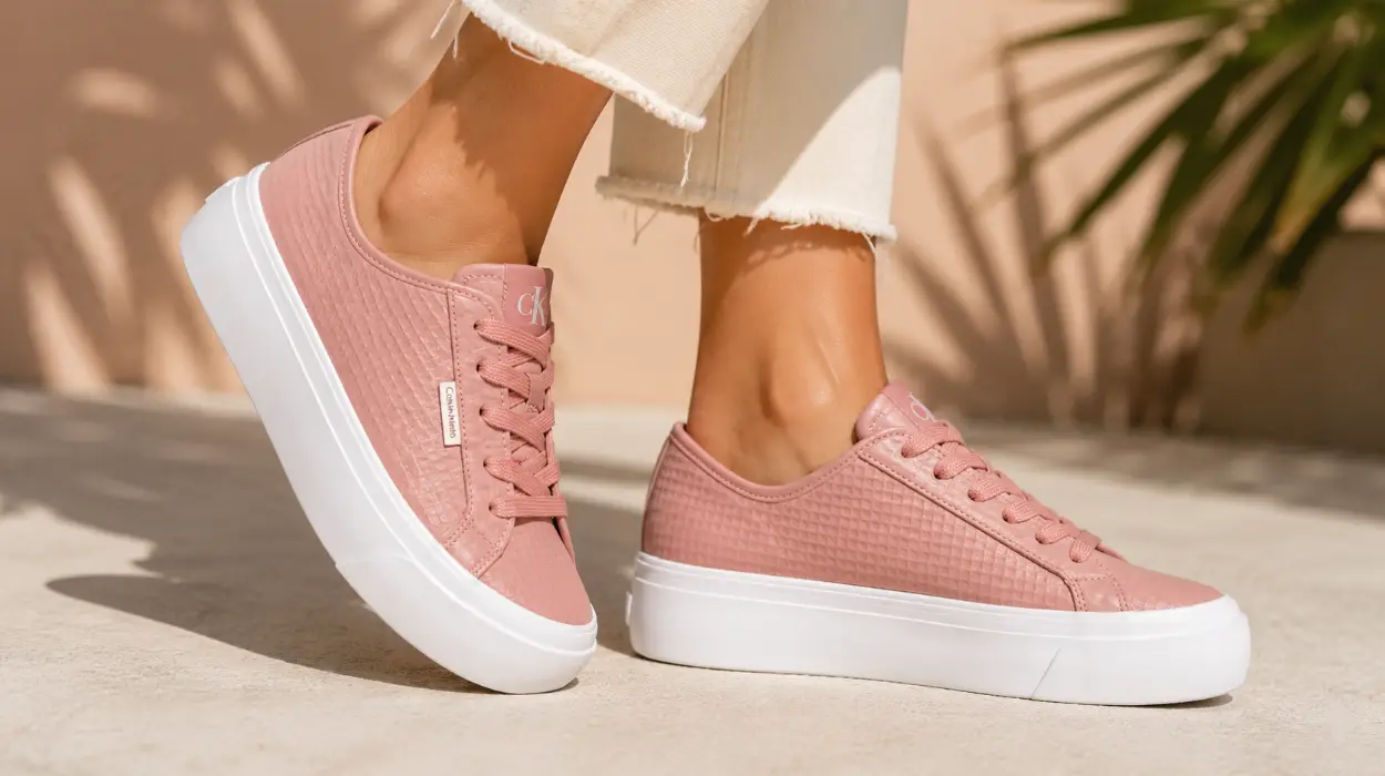 Dale un toque chic a tu outfit con estas zapatillas de piel Calvin Klein Valentina por sólo 59€ con envío gratis (-41%)