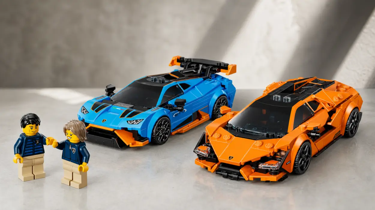 Maquetas LEGO Lamborghini Revuelto y Huracán para niños a partir de 10 años por sólo 31,99€ con envío gratis (-36%)