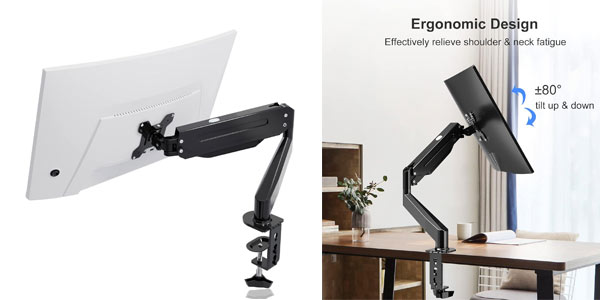 Chollo Soporte de escritorio Suptek para monitor de 17 a 27″ VESA por sólo 20,94€ (-40%)