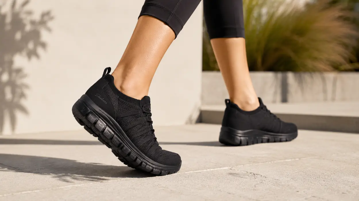 Zapatillas Skechers Graceful-Soft Soul para mujer ligeras en color negro por sólo 39,99€ con envío gratis (-40%)