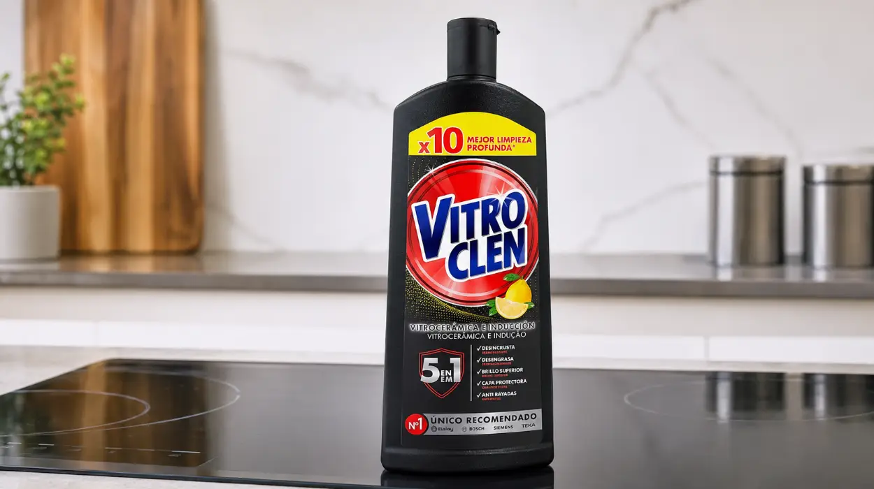 Limpieza y brillo para tu vitrocerámica e inducción: Vitroclen crema con aroma a limón por sólo 4,98€ (-38%)