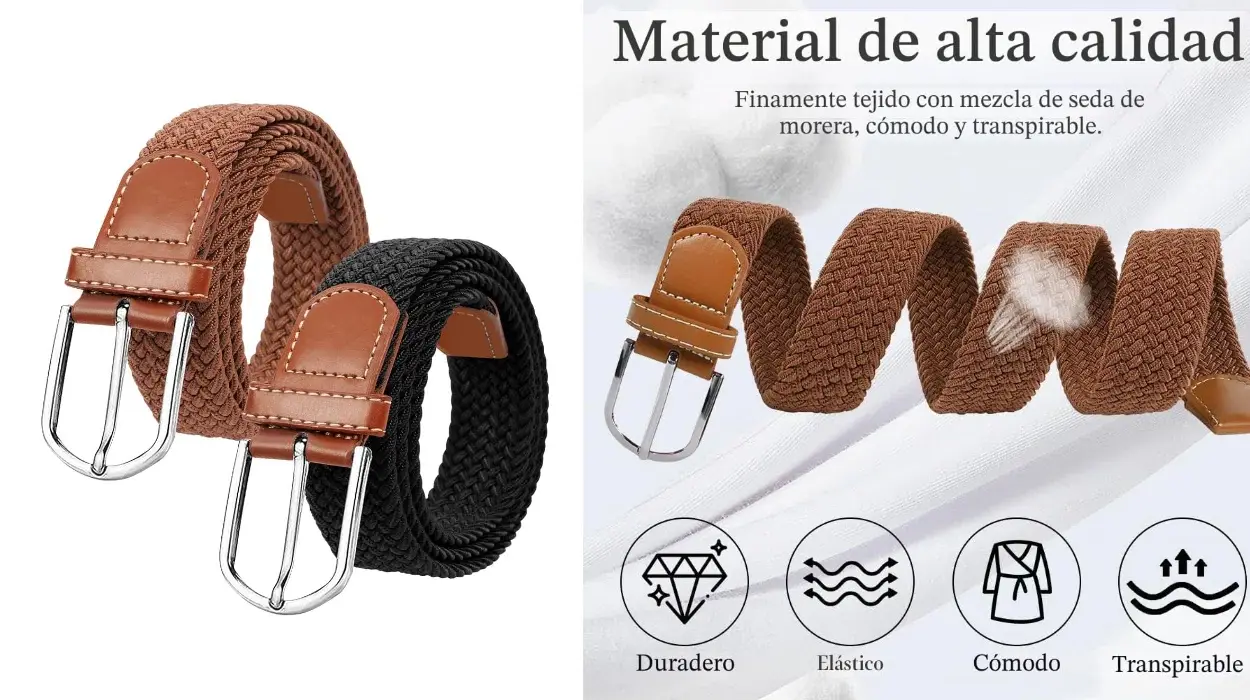 ¿Cansado de cinturones incómodos? Este pack de 2 elásticos Flintronic se adapta a ti por sólo 6,87€ (-24%)