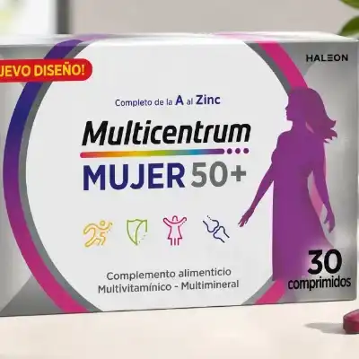 Refuerza tu vitalidad después de los 50 con Multicentrum Mujer 50+ y sus 13 vitaminas por sólo 9,97€ (-33%)