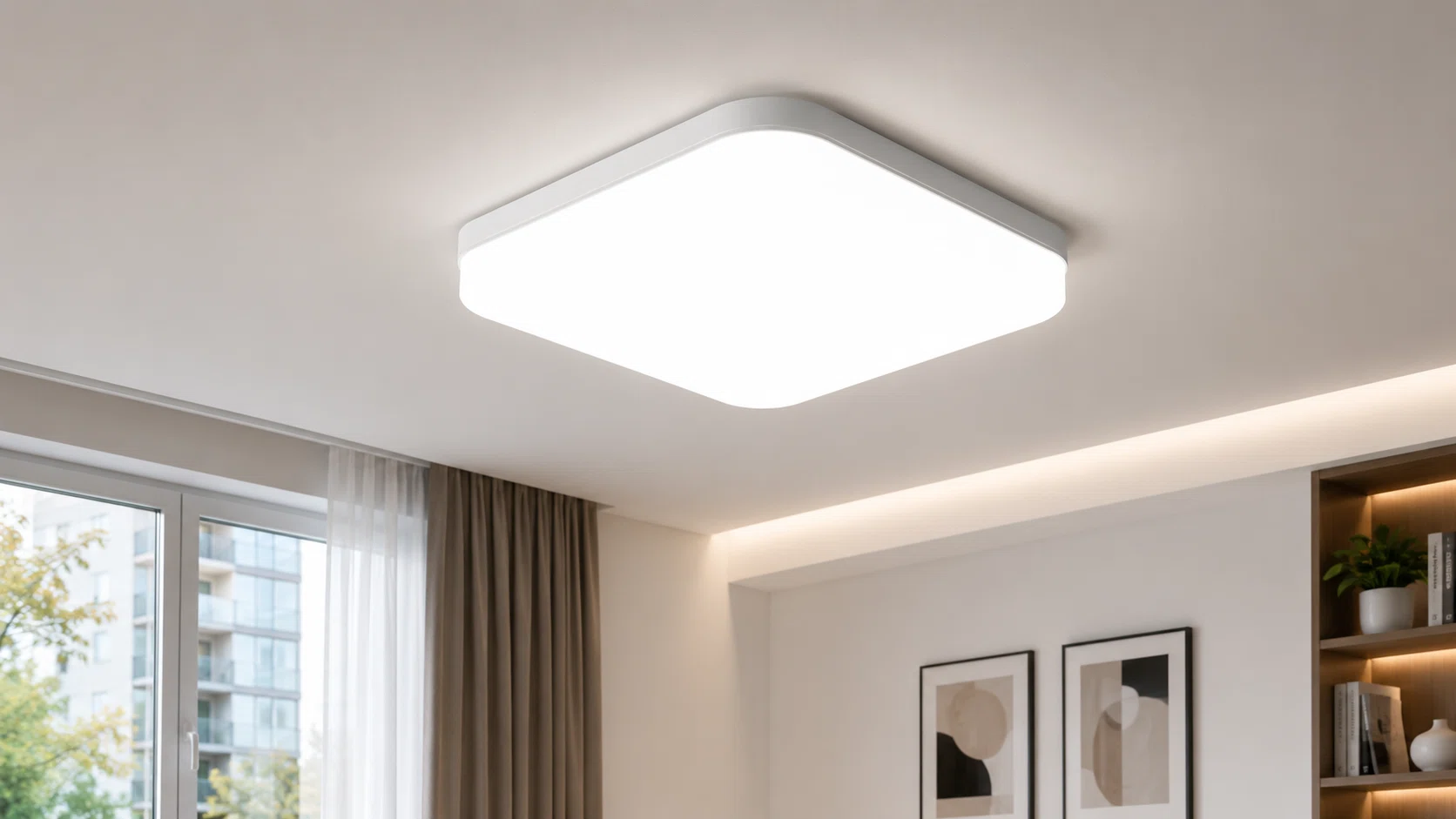 Plafón LED de techo con diámetro de 23 cm y luz 4000K por sólo 8,49€ con cupón (-50%)