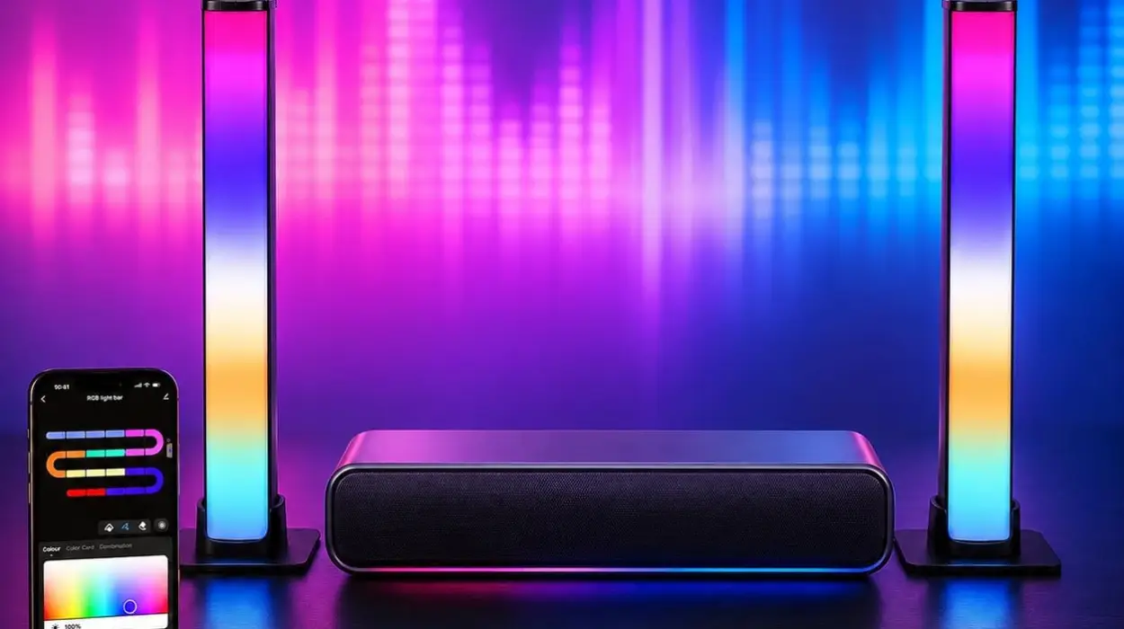 Barras LED RGB de LuminexDesigns para TV y Gaming con control por app y sincronización musical por sólo 12,39€ (-17%)