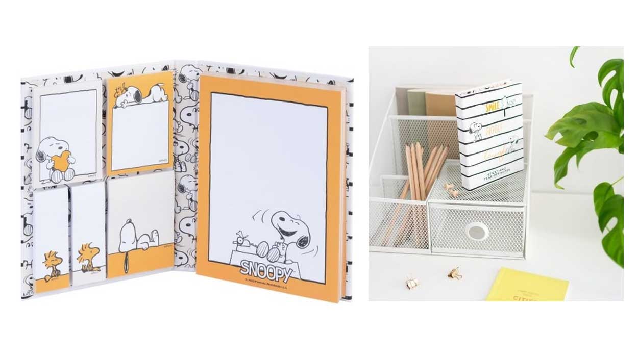 Este es el chulísimo bloc de notas adhesivas de Snoopy que está arrasando en ventas: ¡Por sólo 2€!