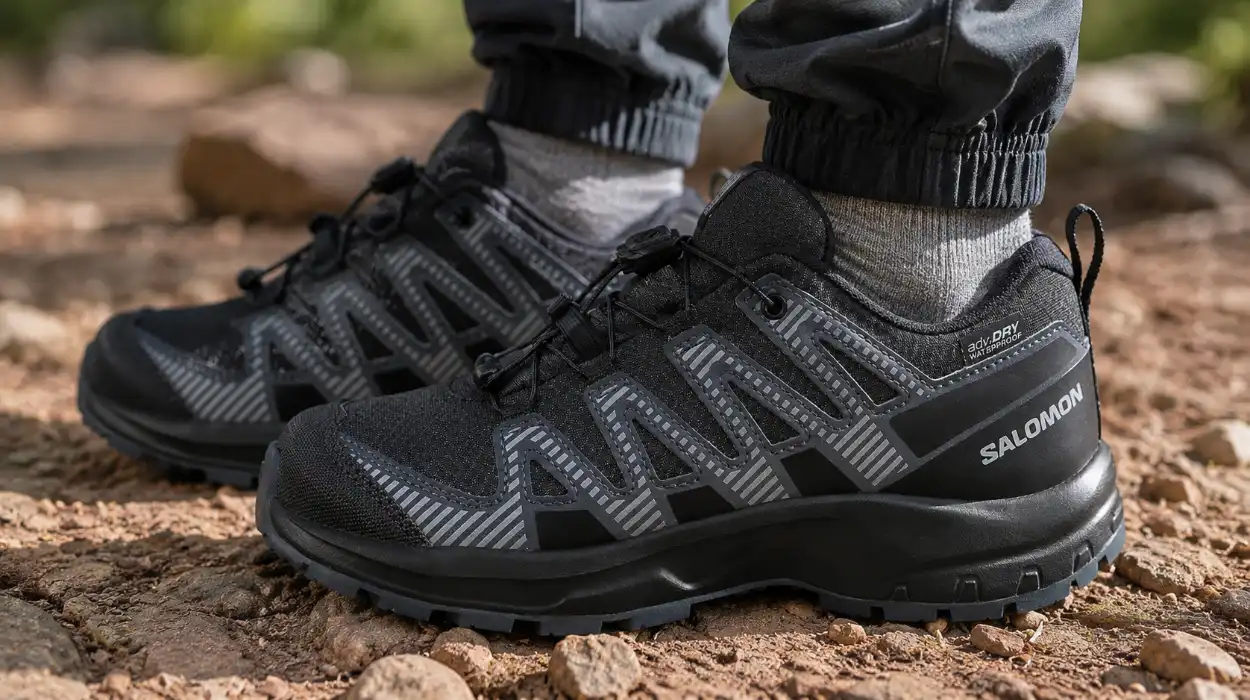 Tus hijos van a ir a gustísimo por cualquier terreno con estas Salomon XA Pro V8 al 40% de descuento