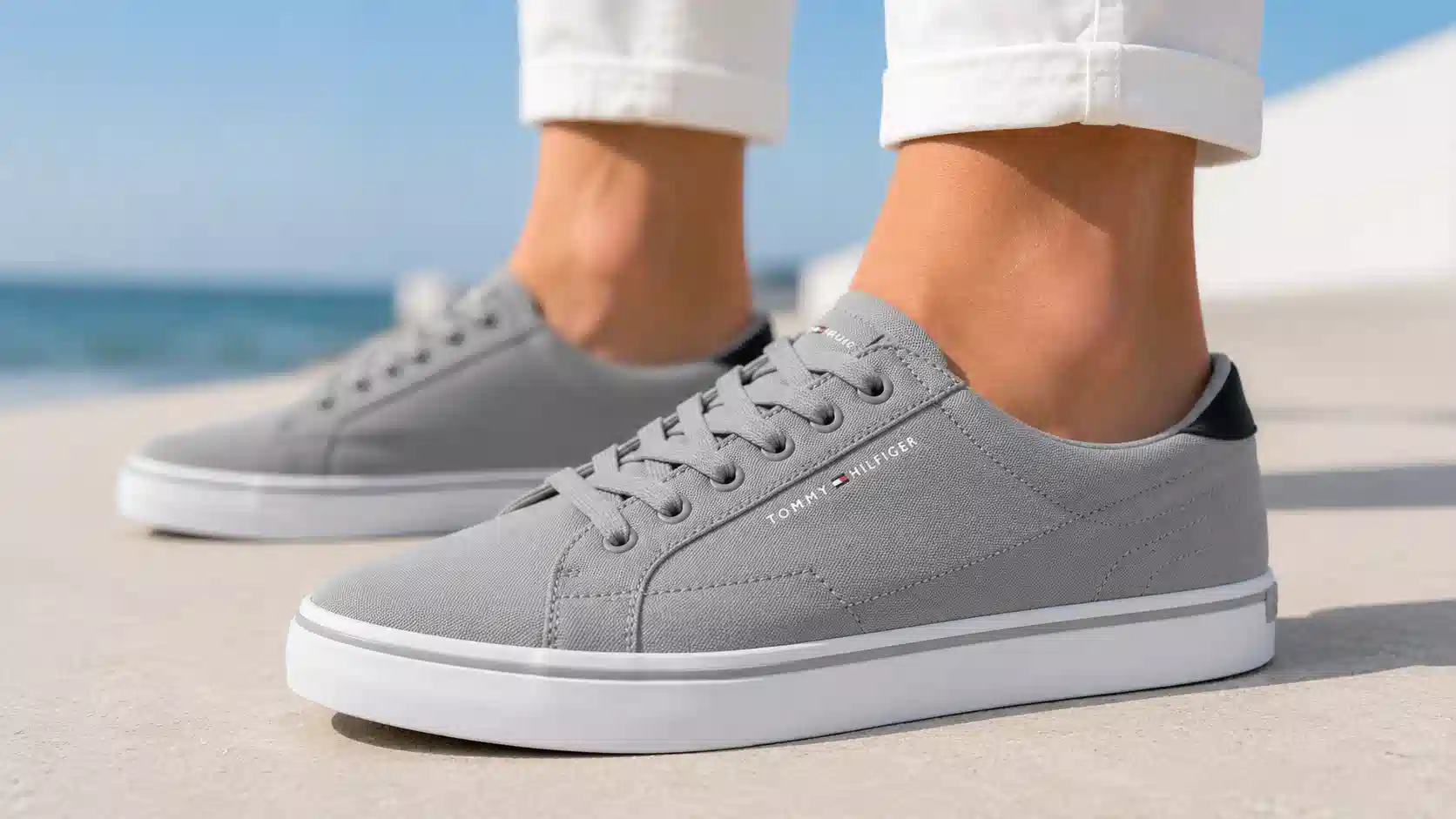 Zapatillas bajas Tommy Hilfiger Vulc Core Long Lace para hombre por sólo 34€ con envío gratis (-51%)