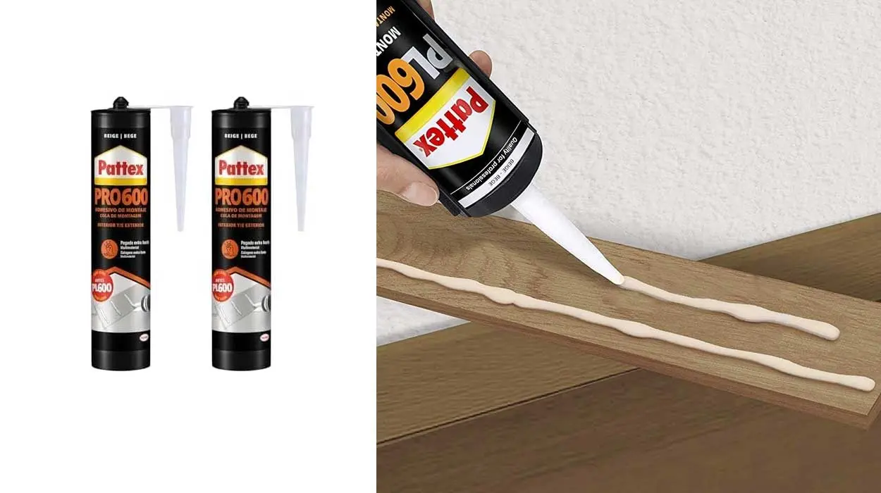 Chollo Pack x2 adhesivo Pattex PL600 resistente al agua y a temperaturas extremas por sólo 10,20€ (-47%)