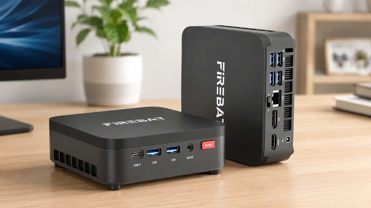FIREBAT Mini PC Ryzen 3 4300U con 16GB RAM y 512GB SSD para multitarea fluida por sólo 279€ con cupón y envío gratis (-18%)