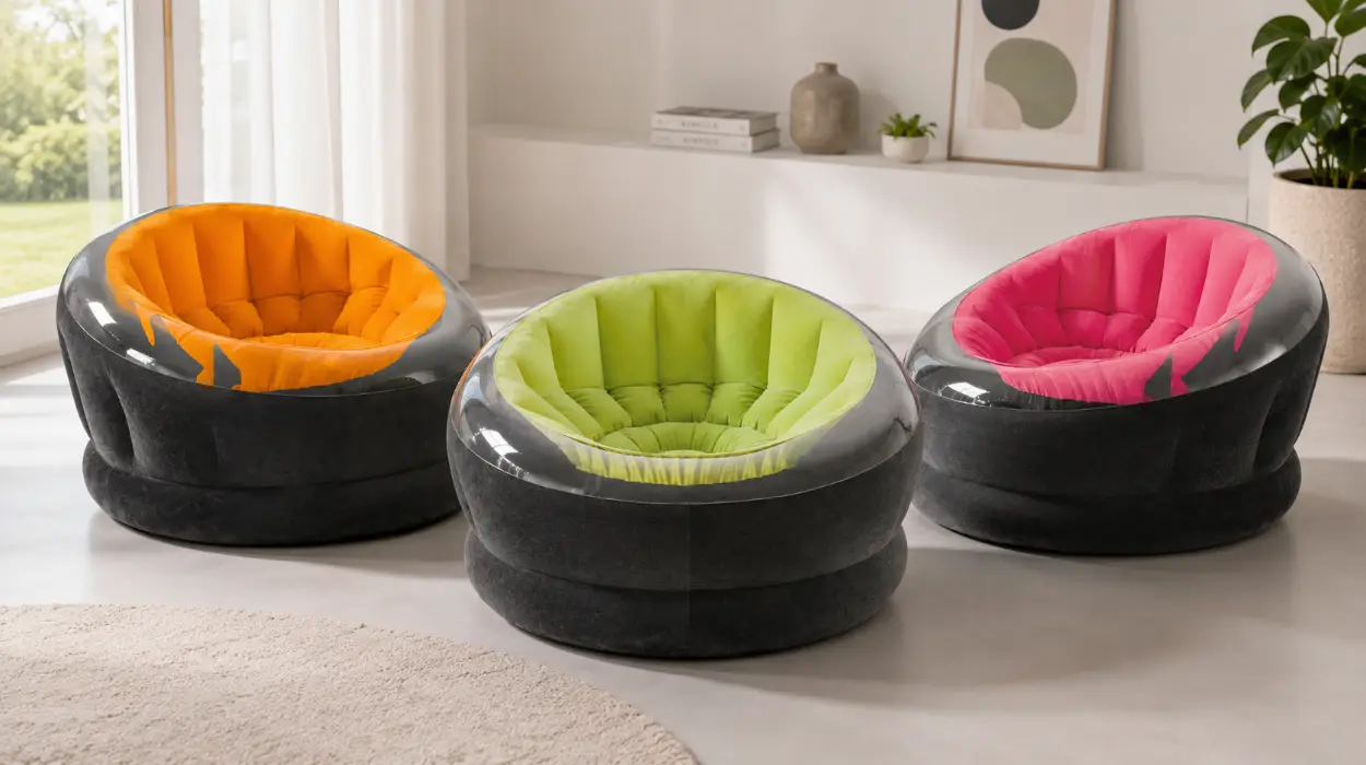 Sillón hinchable Intex Empire de 112 x 109 x 69 cm por sólo 28,21€ (-18%)