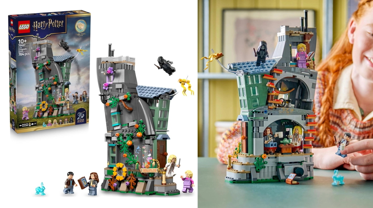 Chollo Set LEGO Harry Potter Casa de Luna Lovegood por sólo 75,31€ con envío gratis (25% de descuento)