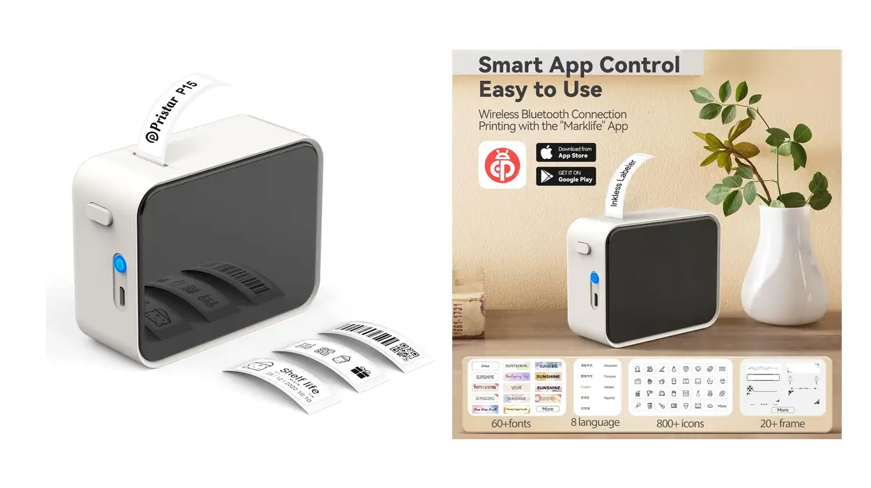 Organiza tu casa o tu oficina con esta mini impresora térmica de etiquetas con valoraciones TOP ¡Sin usar tinta!