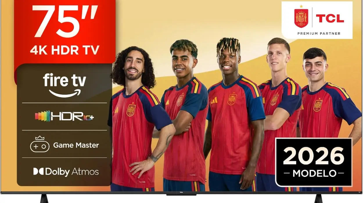Smart TV TCL 75V6D 4K UHD de 75″ con Modo gaming, Alexa y Dolby Vision por sólo 679€ con envío gratis (-32%)