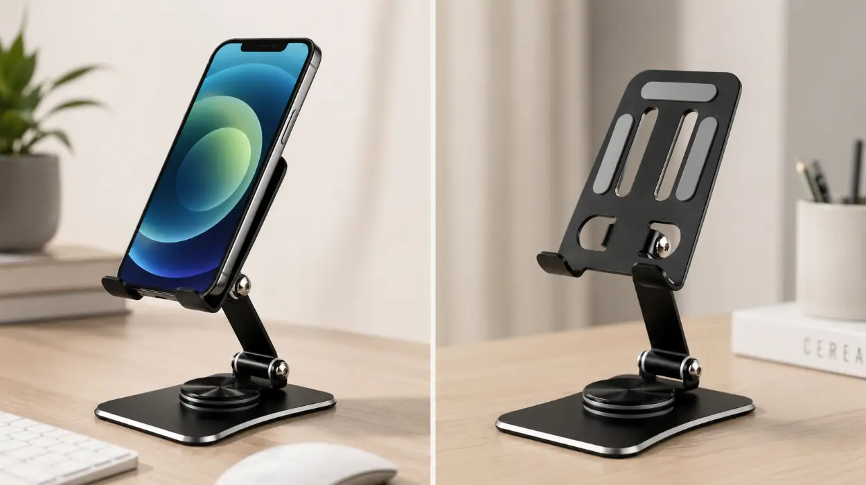 Soporte de escritorio Grifema para móvil plegable, ajustable y giratorio 360° por sólo 6,64€ (-26%)