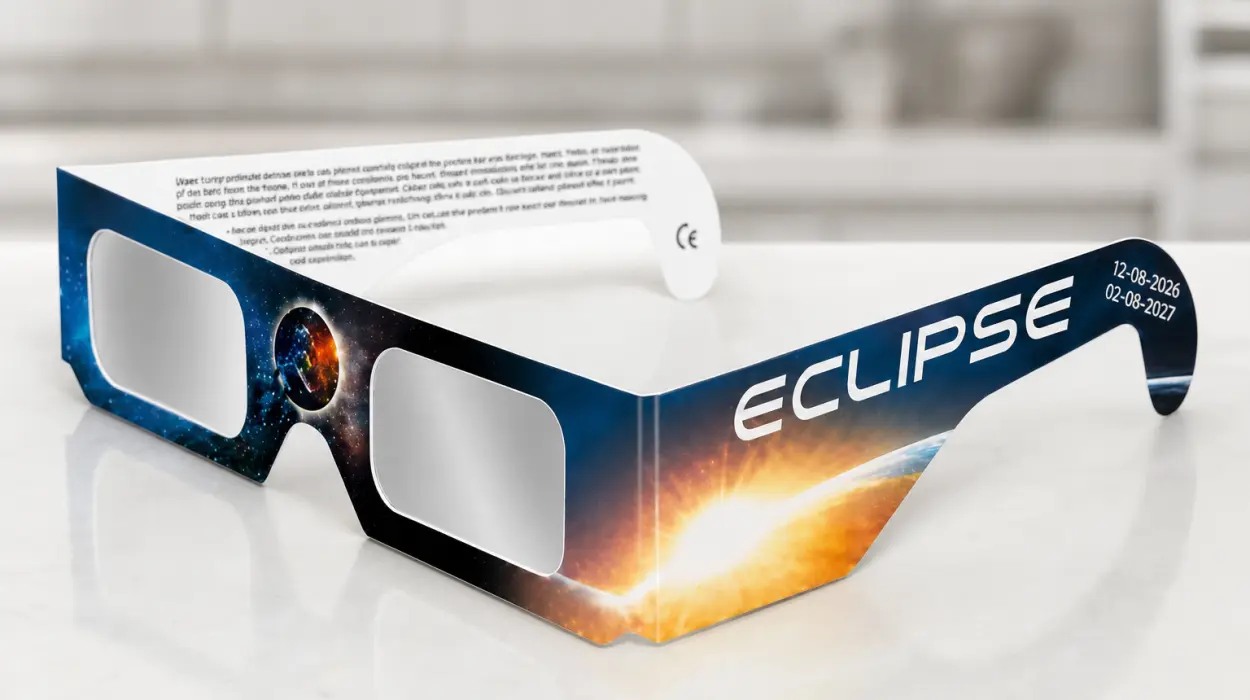 Pack x12 Gafas Keyaluo para eclipse solar, certificadas ISO y CE por sólo 8,49€ (-29%)