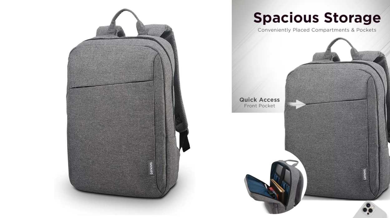 Protege tu portátil con estilo: mochila ligera Lenovo B210 para portátil de 15,6″, resistente al agua y bien organizada por sólo 14€ (30% de descuento)
