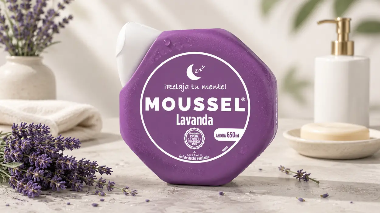 Pack x2 Moussel Gel de Ducha Relajante con Lavanda 650 ml para un momento de calma por sólo 5,40€ (-28%)