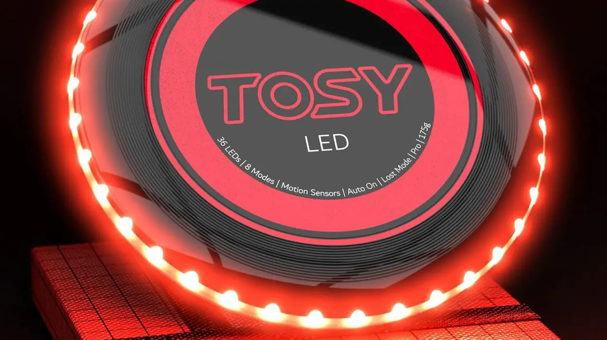 Disco volador TOSY de 36 LEDs, iluminación automática y modos inteligentes, ideal para niños y adolescentes por sólo 17,09€ (-56%)