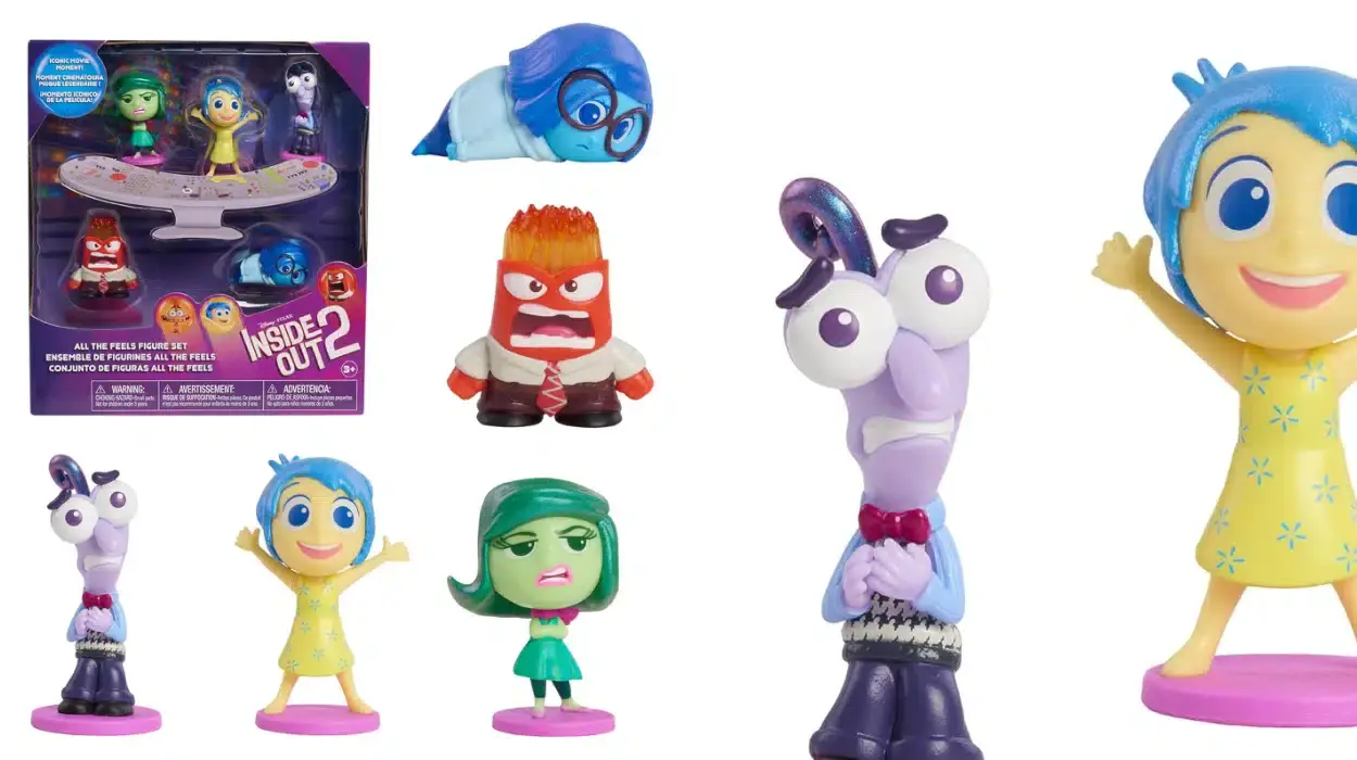 Pack de figuras de Inside Out 2 de Disney y Pixar con los sentimientos de Alegría, Tristeza, Ira, Miedo y Asco por sólo 7,50€ (-67%)