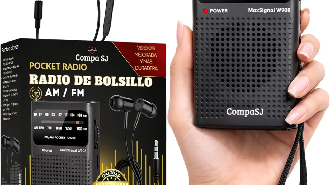 Radio portátil pequeña Super Max AM/FM con auriculares de regalo por sólo 8,99€ con cupón (-10%)