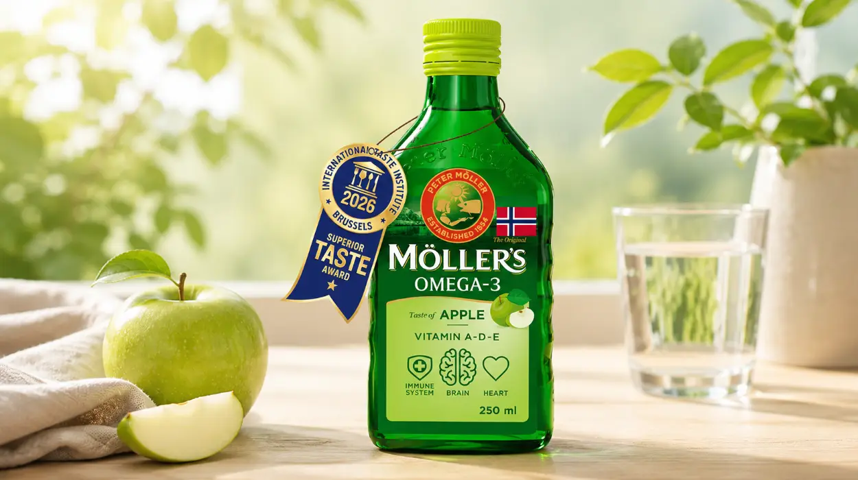 Aceite de hígado de bacalao Möller’s de 250 ml con omega-3 y vitaminas por sólo 16,87€ (-19%)