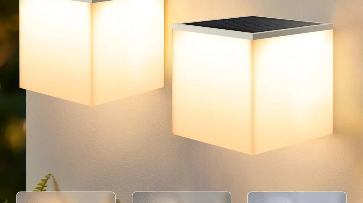 2 Luces solares LED para exterior Joomer con 3 modos de temperatura y diseño impermeable por sólo 17,91€ (-40%)