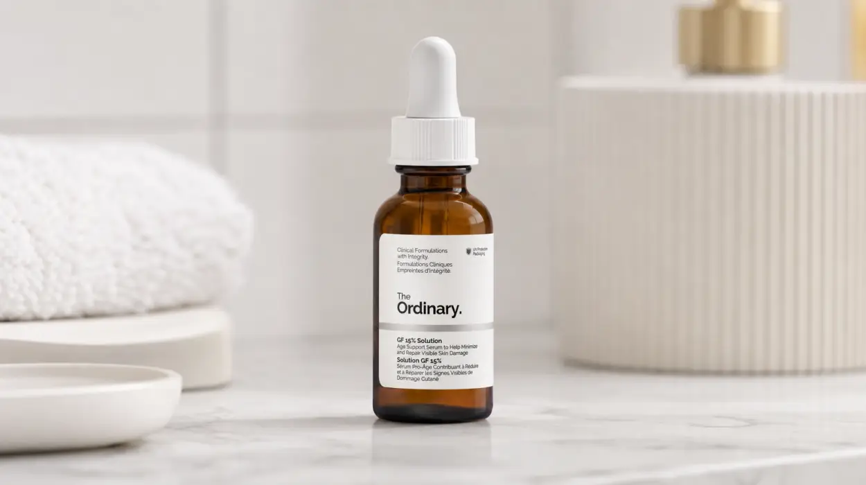 Solución antiedad The Ordinary GF 15% Sérum de 30 ml para una piel más firme y sin arrugas por sólo 12,99€ (-21%)