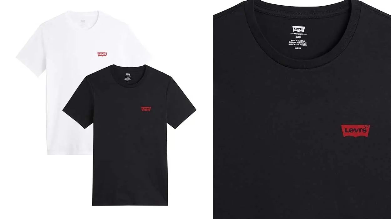 Amazon rebaja este pack de 2 camisetas Levi’s a sólo 20,95€ (-19%) ¡10,48€ cada una!